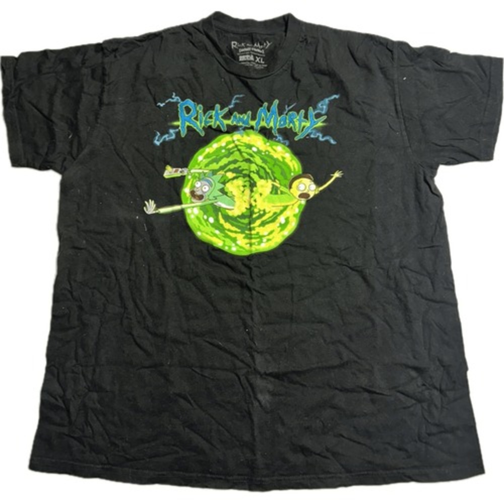 Rick and Morty Portal Gun Shirt‎ Adult Swim Cartoon Network Ripple Junction XL